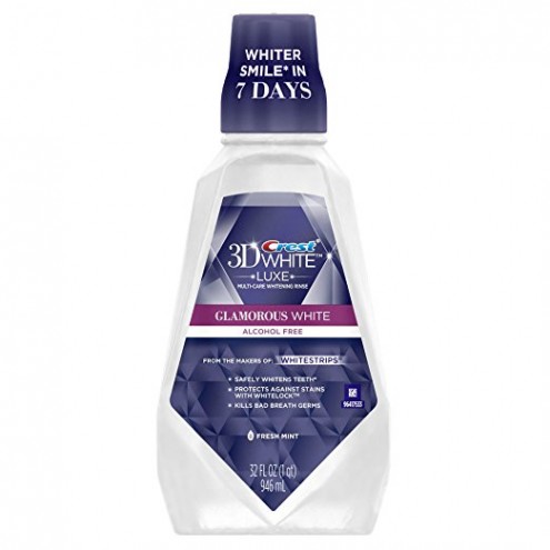 ОПОЛАСКИВАТЕЛЬ CREST 3D WHITE LUXE GLAMOROUSE WHITE 946 ML