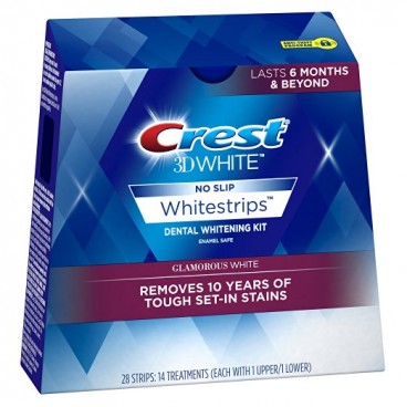 CREST 3D WHITE LUXE WHITESTRIPS GLAMOROUS WHITE 4 ТОНА