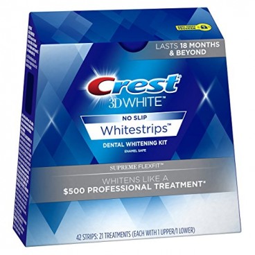CREST 3D WHITE LUXE WHITESTRIPS SUPREME FLEXFIT 6 ТОНОВ