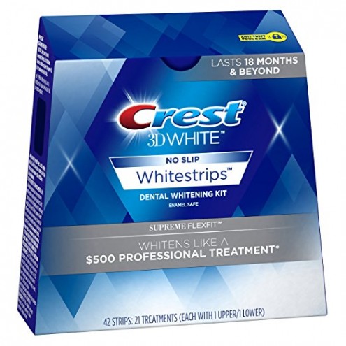 CREST 3D WHITE LUXE WHITESTRIPS SUPREME FLEXFIT 6 ТОНОВ