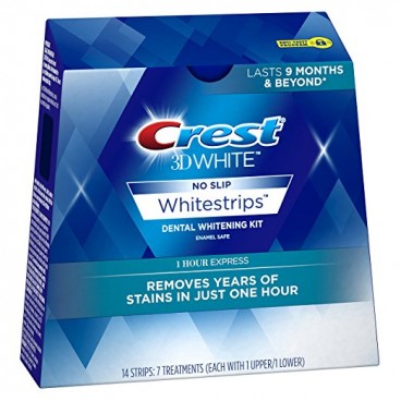CREST 3D WHITE WHITESTRIPS 1 HOUR EXPRESS 3 ТОНА