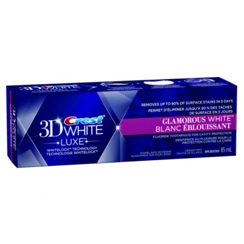 ЗУБНАЯ ПАСТА CREST 3D WHITE LUXE GLAMOROUSE WHITE 116 G ЗУБНАЯ ПАСТА CREST 3D WHITE LUXE GLAMOROUSE WHITE 116 G
