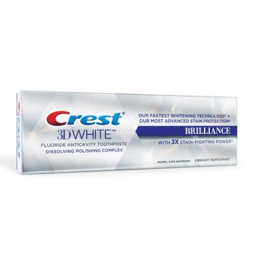 ЗУБНАЯ ПАСТА CREST 3D WHITE BRILLIANCE MINT 116 G ЗУБНАЯ ПАСТА CREST 3D WHITE BRILLIANCE MINT 116 G